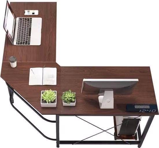 Tavolo da cucina, tavolo da angolo, tavolo da ufficio, tavolo da laptop, Tavolo da computer, Tavolo da scrivania