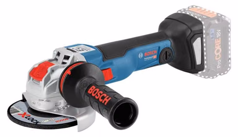 Bosch GWX 18V-10 C Professional, 9000 giri/min, 12,5 cm, batteria ricaricabile, 2 kg, motore brushless