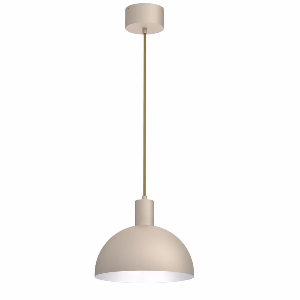 Lampada a sospensione minimalista color crema Handa 1xE27 15W Luminex