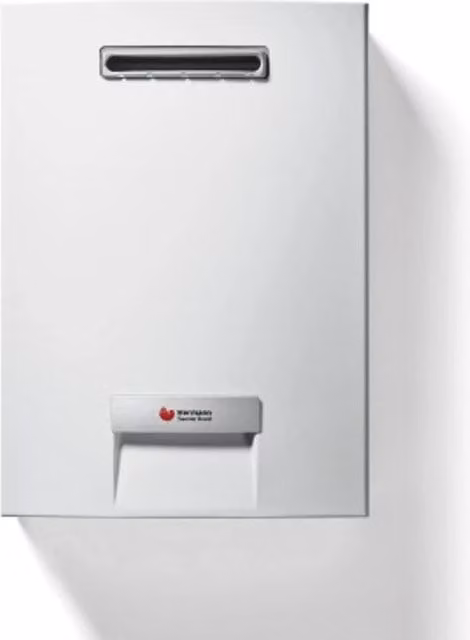 Scaldabagno a Gas Hermann Saunier Duval Opalia External F da 12 litri per esterno, colore bianco