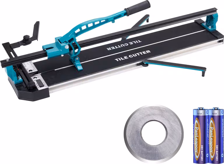 SucceBuy Taglierina manuale per piastrelle 1000 mm per gres porcellanato e Vetroceramica con rotella di taglio in carburo di tungsteno Posizionamento a infrarossi Piedini antiscivolo Binari resistenti per installatori professionisti o principianti