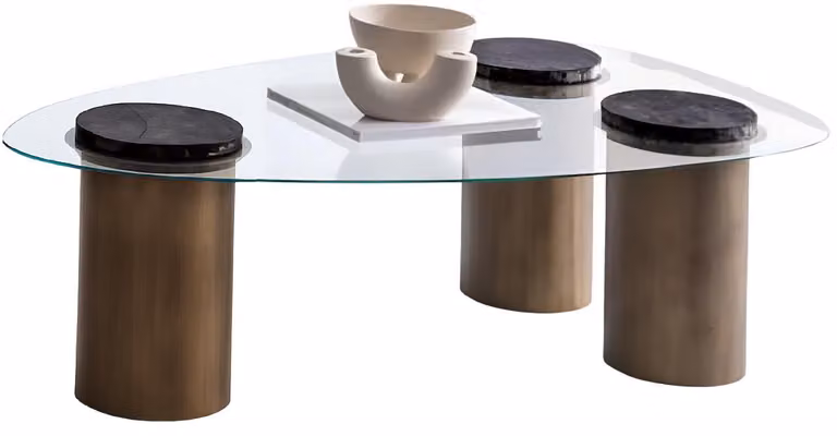 Wohnzimmer Transparenter Couchtisch Edle Ablagetische Kaffeetisch
