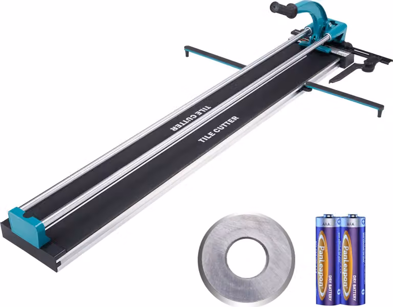 Taglierina professionale per piastrelle a doppia guida Lunghezza di taglio di 1200 mm Spessore di taglio 4-15 mm Larghezza minima di taglio 25 mm Taglierina per piastrelle inclusa