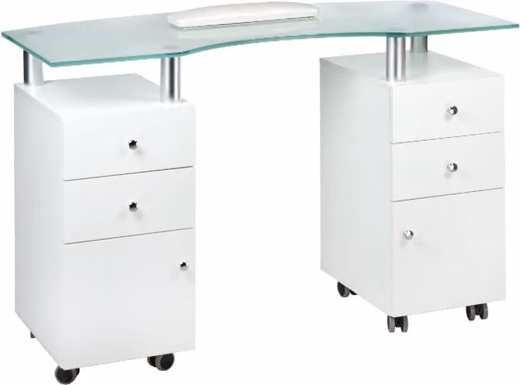 Tavolino per manicure BD-3453, colore bianco