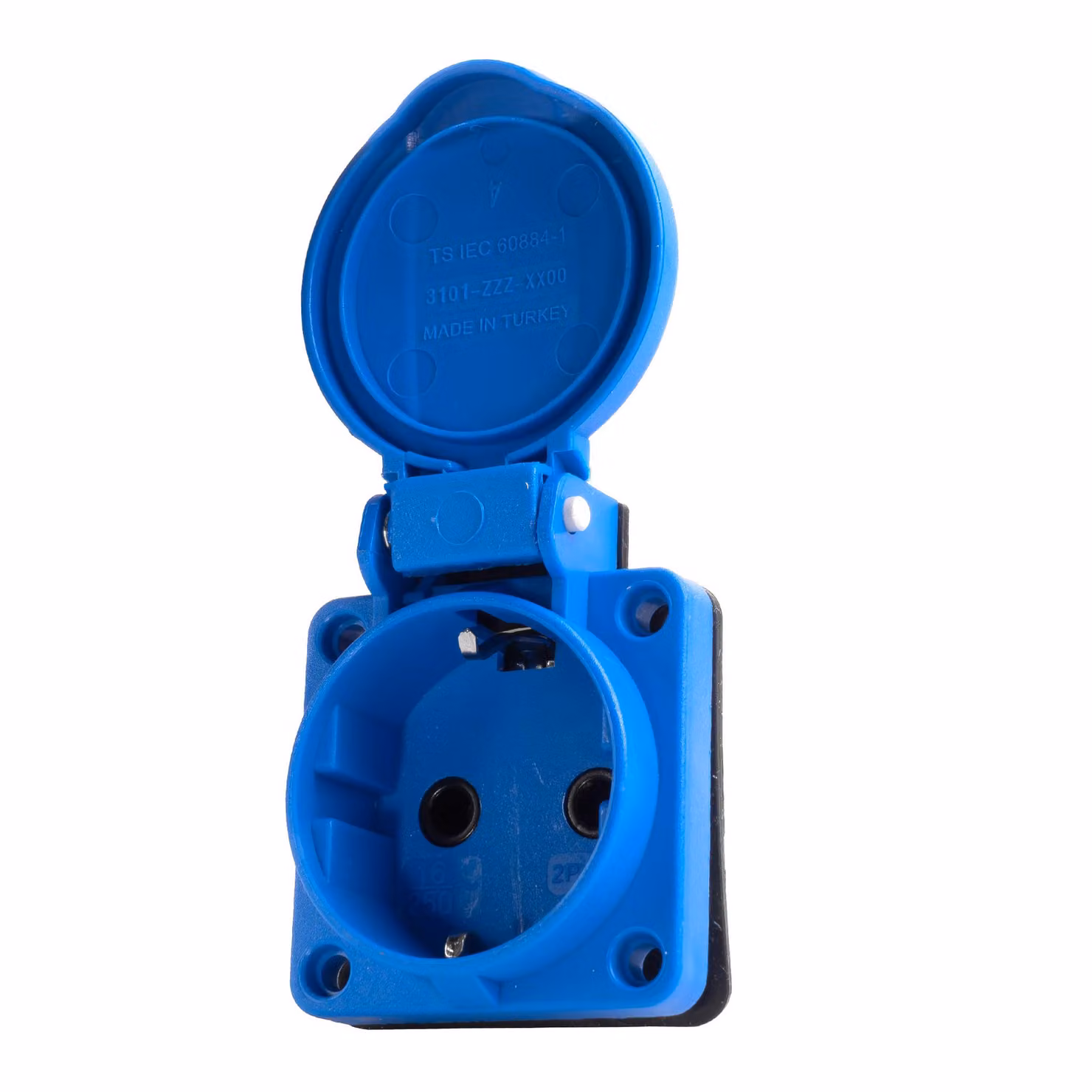 Presa di corrente incorporata Schuko 230V IP54 TpE 6536