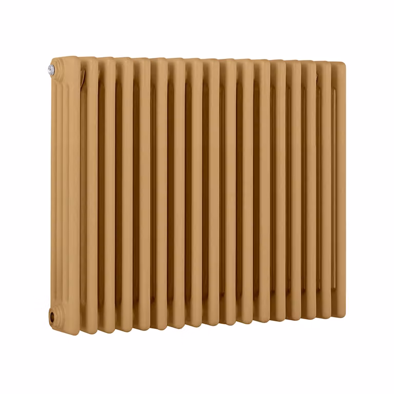 Radiatore Orizzontale a Colonne (4 Colonne) 600mm x 785mm - Giallo (Autumn Giallo) - Regent