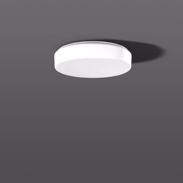 RZB Flat Polymero Kreis, 21 W, 2000 lm, 830, bianco, lampade da soffitto e da parete on/off, D 360 H 87, 122°, plastica (PC) opalina 311951.002.2