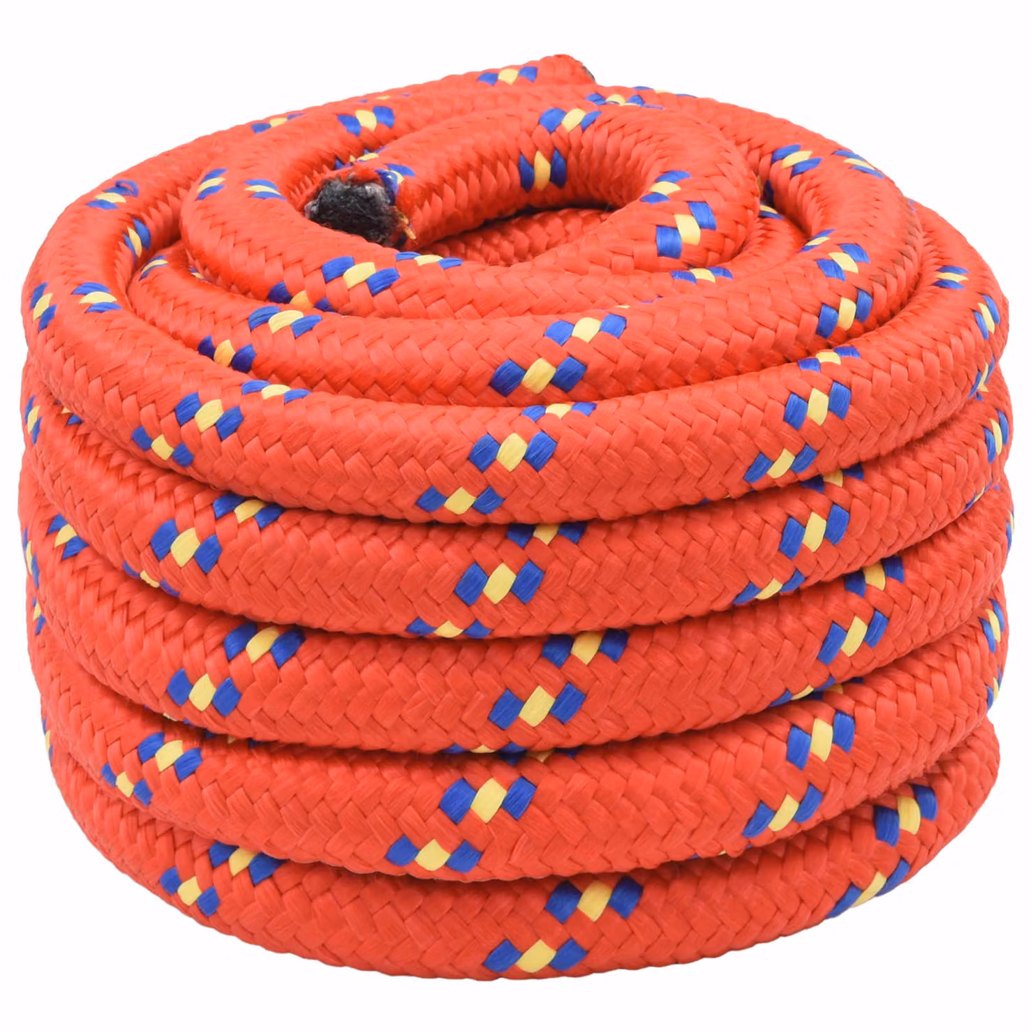 Corda multiuso vidaXL in plastica rossa, diametro 40 mm, lunghezza 5 m