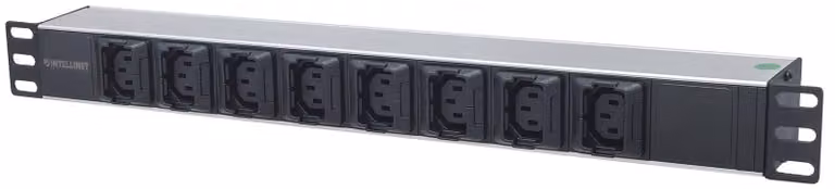 Intellinet 163651 PDU Intellinet 19" presa IEC a 8 vie C13 con morsetti