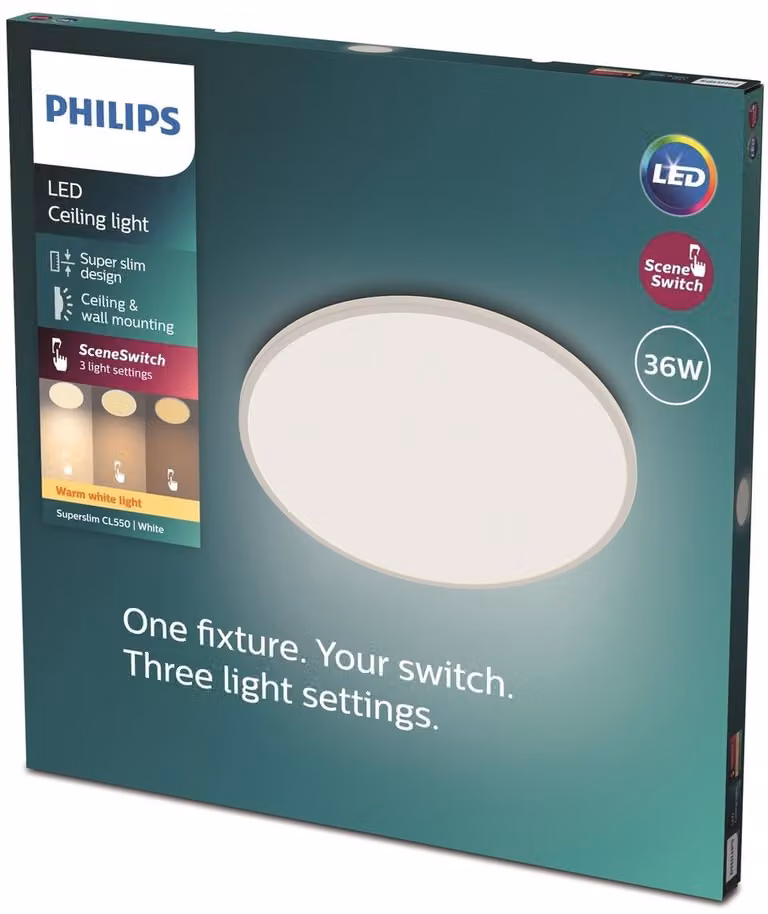 Philips Superslim CL550 SS RD 15W 40K W WVIP4406