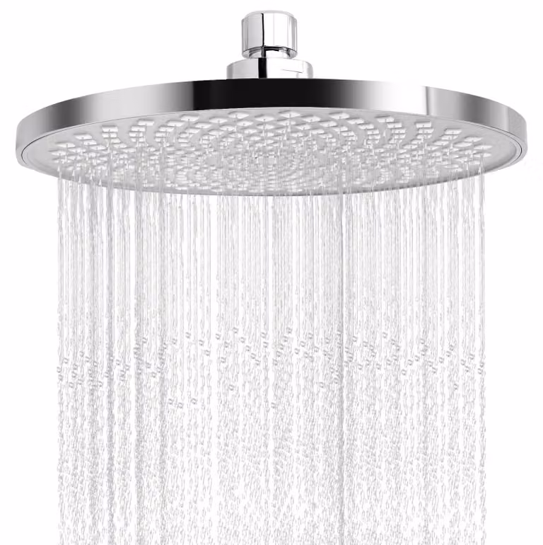 Doccia a soffitto, diametro 22 cm, anticalcare, rotonda, soffione fisso per bagno