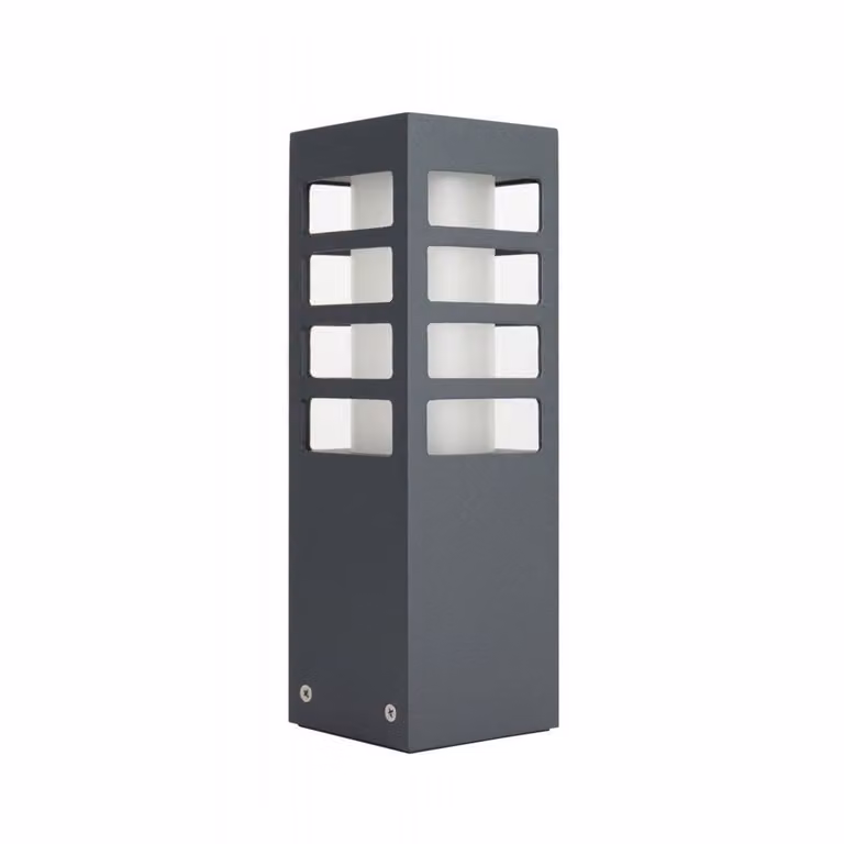 Paletto da giardino 25 cm 1xE27 grigio scuro IP54 SU-MA RADO RADO III 3 DG