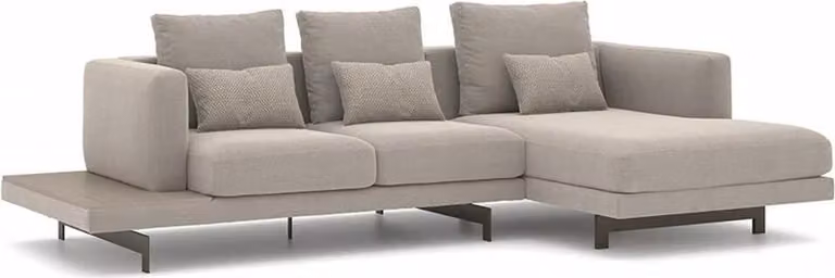 Designer Grau Sofa Couch L-Form Modern Ecksofa Polstermöbel Wohnzimmer