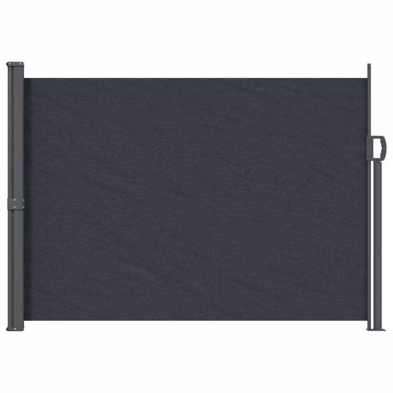 Tenda laterale retrattile vidaXL in poliestere e acciaio, L: 300 cm, H: 140 cm, disponibile in nero o antracite