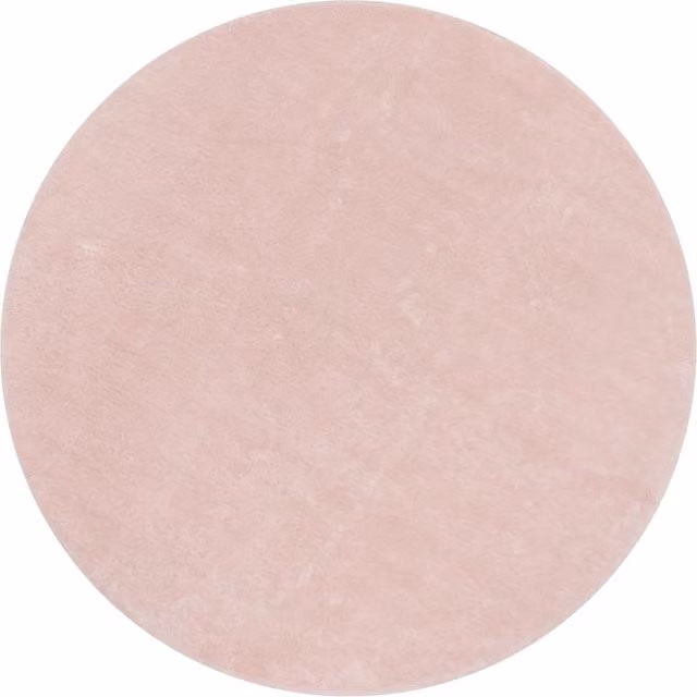 Tappeto rotondo Calia Italia rosa, lavabile e antiscivolo, Diametro: 200 cm – 1