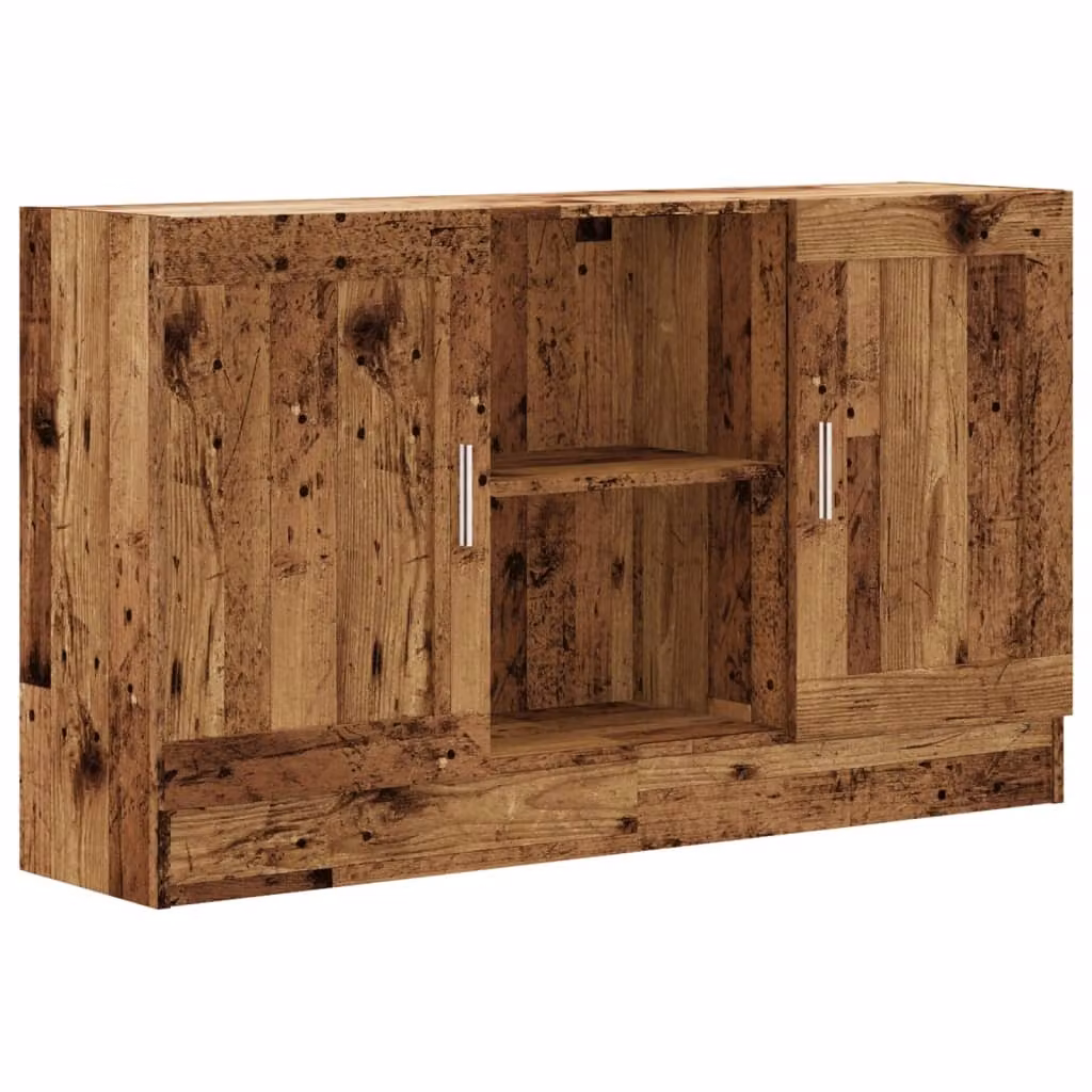 Credenza Legno Antico 120x30,5x70 cm in Truciolato