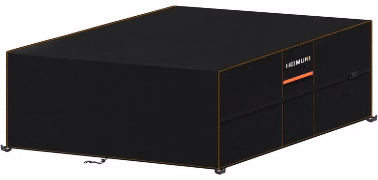 Copertura per mobili da giardino, dimensioni 270x270x90 cm, impermeabile, realizzata in tessuto Oxford 420D, ideale per proteggere divani da esterno