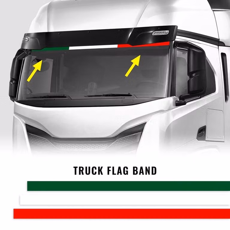 Fasce autoadesivoe tricolore italiano