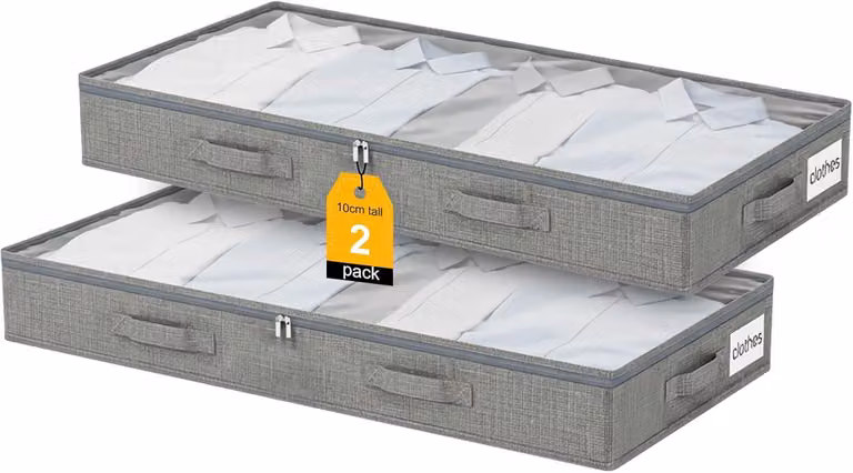 Contenitore portaoggetti - Set da 2 - 50 litri
