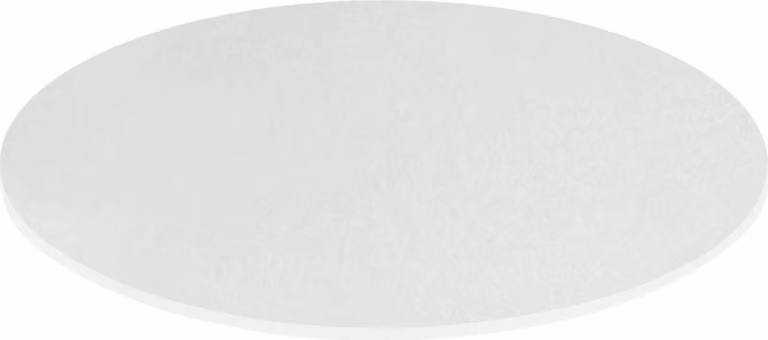 Milani Home - piano tavolo da pranzo rotondo 70 cm, bianco, MDF e HPL