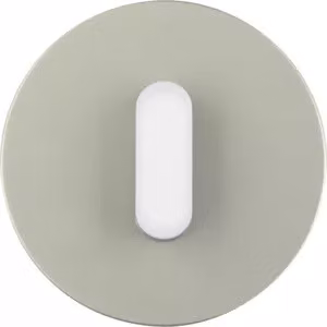 Berker 1001201400, Acciaio inossidabile, Bianco, Termoplastica, Berker, Opaco, R.classic, 80,7 mm