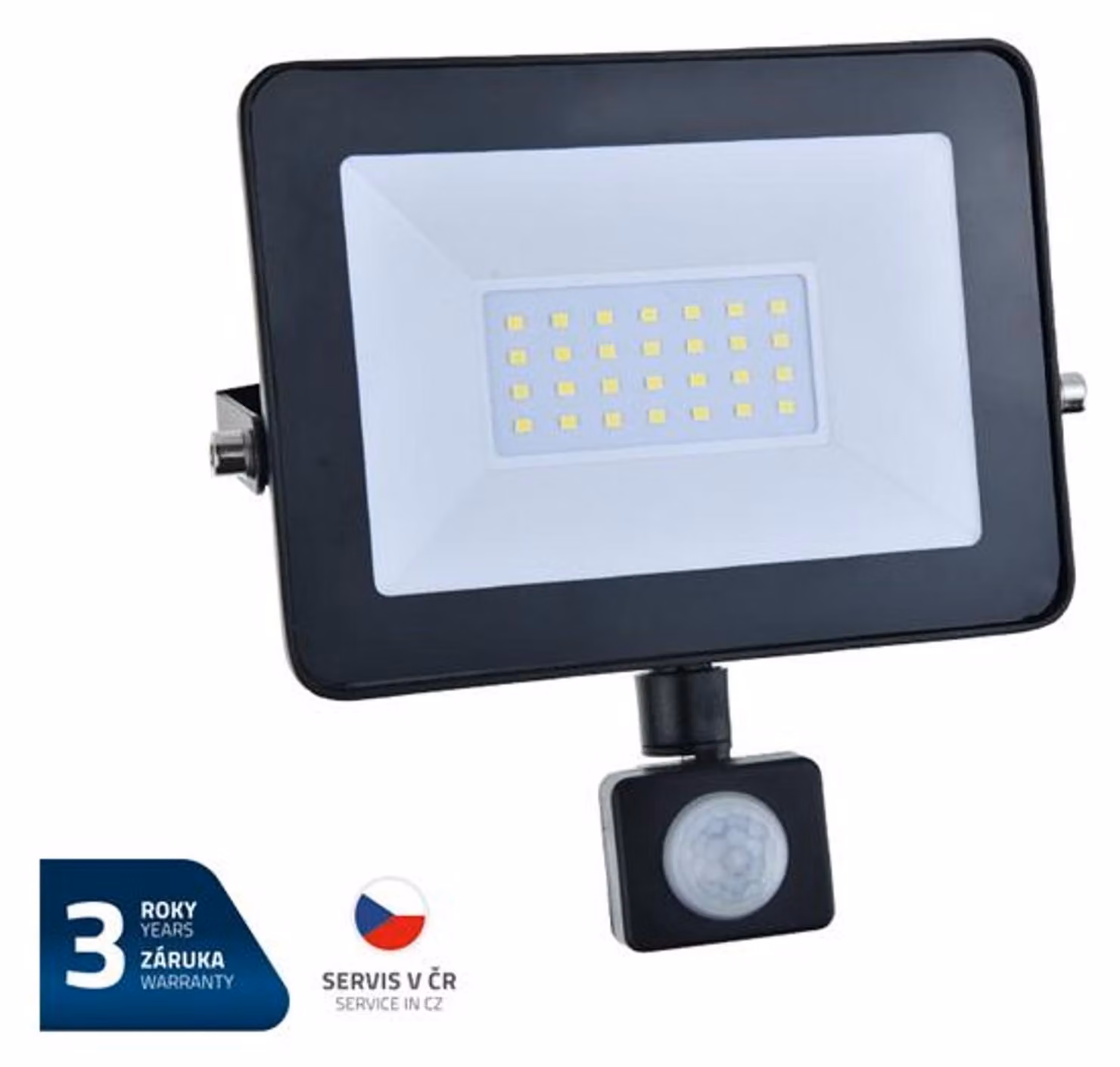 Riflettore LED GETI GLF30P da 30W con sensore PIR