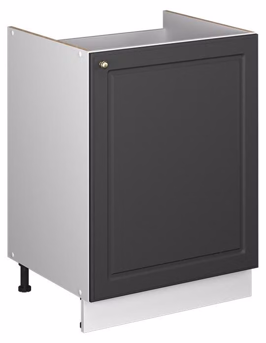 Mobile lavello cucina Vicco Fame-Line Oro-antracite rustico/Bianco 60 cm, Model 62179