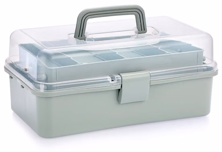 Contenitore di stoccaggio a 3 livelli, con 9 scomparti, in plastica, per giocattoli