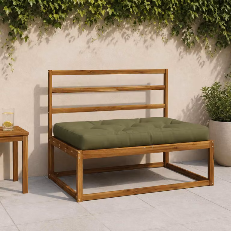 vidaXL Cuscino per Pallet VIANEN Verde, in Poliestere con Rivestimento Lavabile e Resistente ai Raggi UV