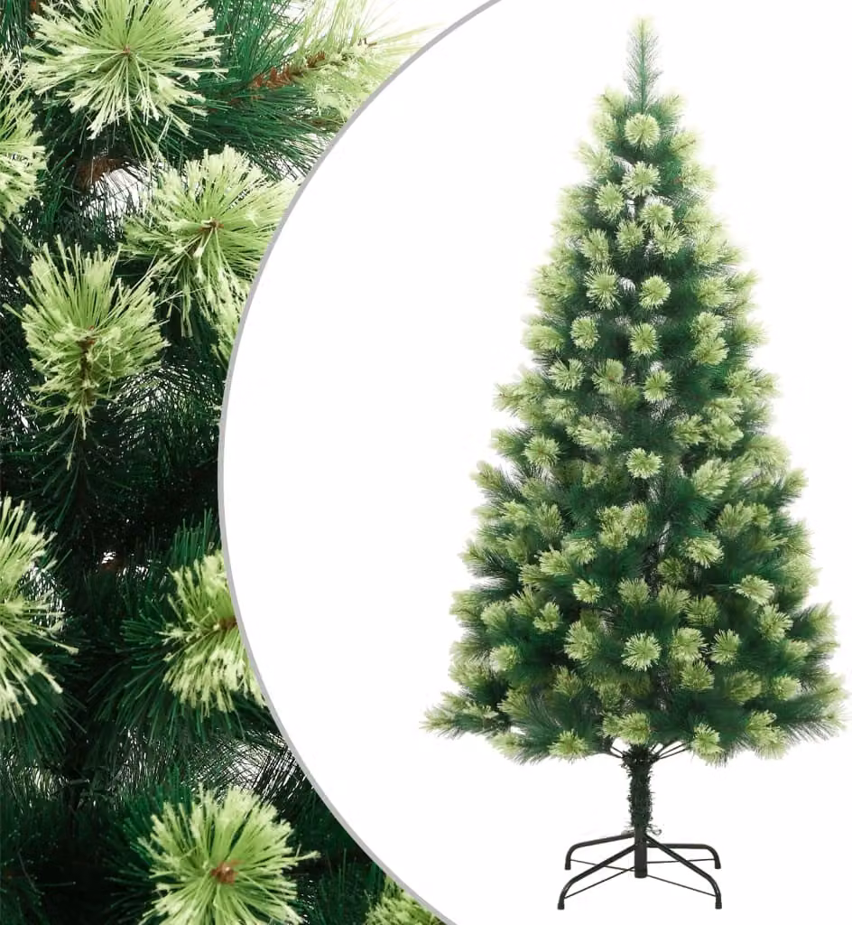 Maison Exclusive - Albero di Natale artificiale pieghevole con supporto, altezza 210 cm