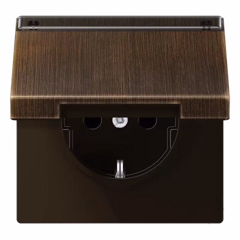 Jung ME1520NAKLAT Schuko® Presa 16 A 250 V ~ Ottone anticato