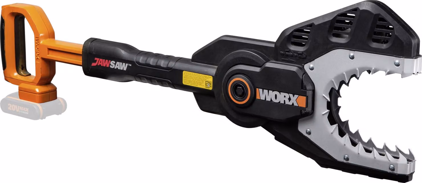 Motosega WORX WG329E.9 20V - per segare rami in sicurezza Senza batteria e caricabatterie