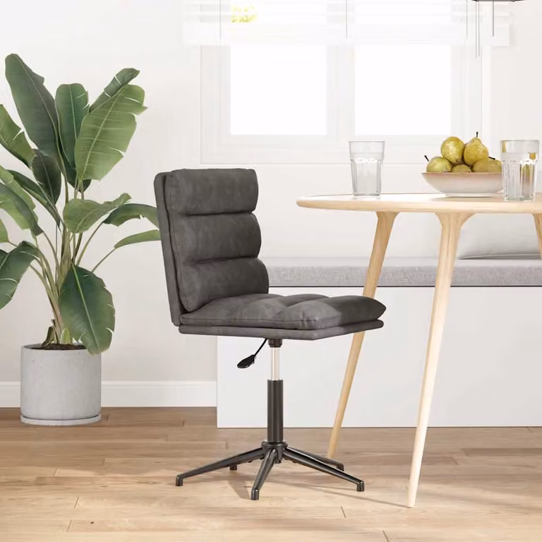 vidaXL Sedia da Pranzo Nera in Similpelle