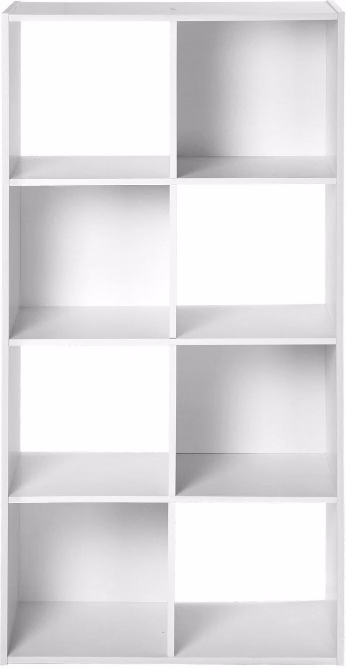 Calicosy - Scaffale a 8 scomparti - L62 x H123 cm