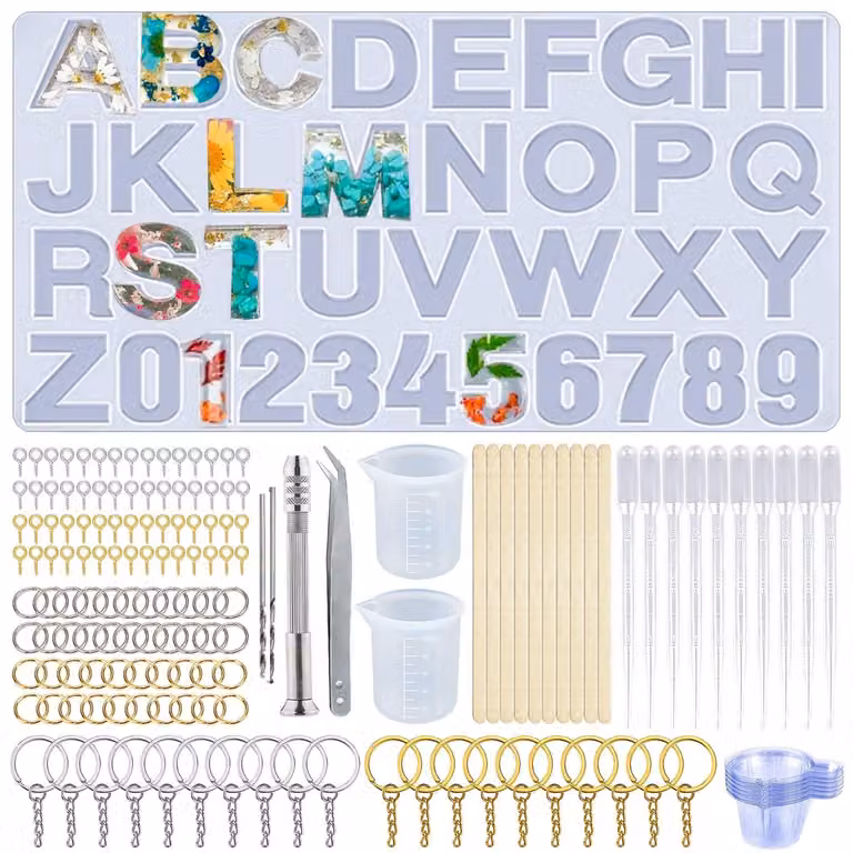 Set di stampi in resina epossidica per progetti creativi fai-da-te