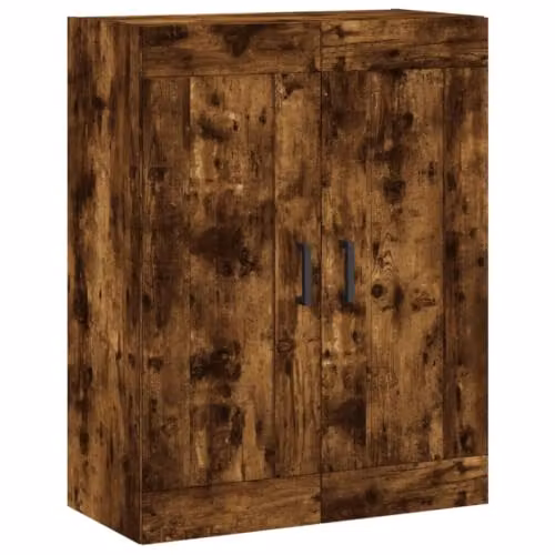 Armadietto da parete elegante design contemporaneo 69,5 x 34 x 90 cm in legno di ingegneria rovere fumato 02_0048916
