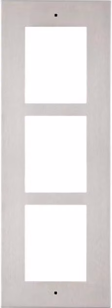Cornice per installazione a incasso 2N IP Verso per 3 moduli colore nichel