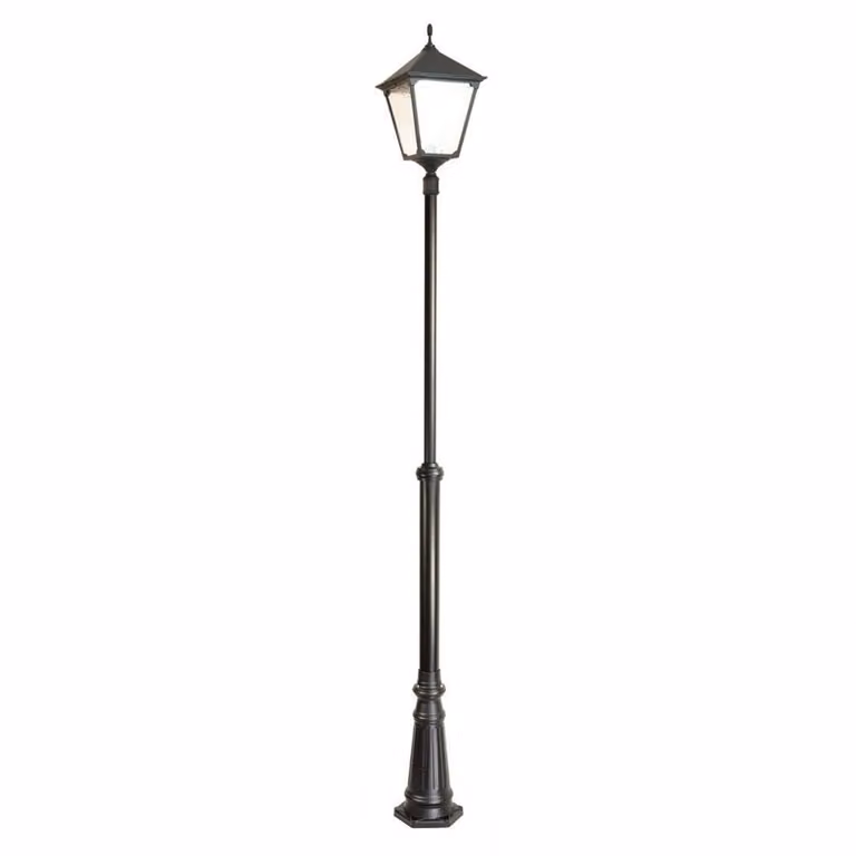 Lanterna da giardino / parco 300 cm 1xE27 nero IP43 SU-MA Retro OGMWN 1 BD KW