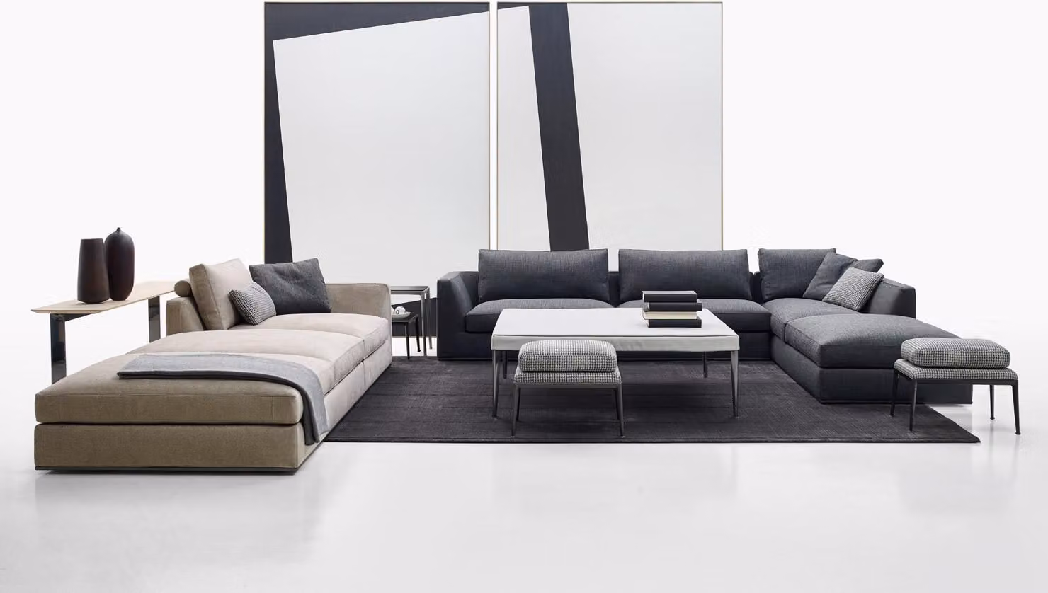 Italienische Sitz Möbel Wohn Landschaft Couch Polster Sitz Eck Garnitur