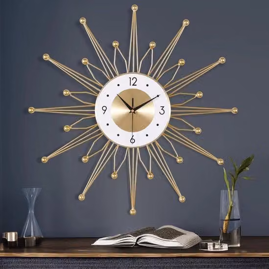 Orologio da Parete Moderno - Mid Century - 1 pezzo - 23 pollici - Metallo