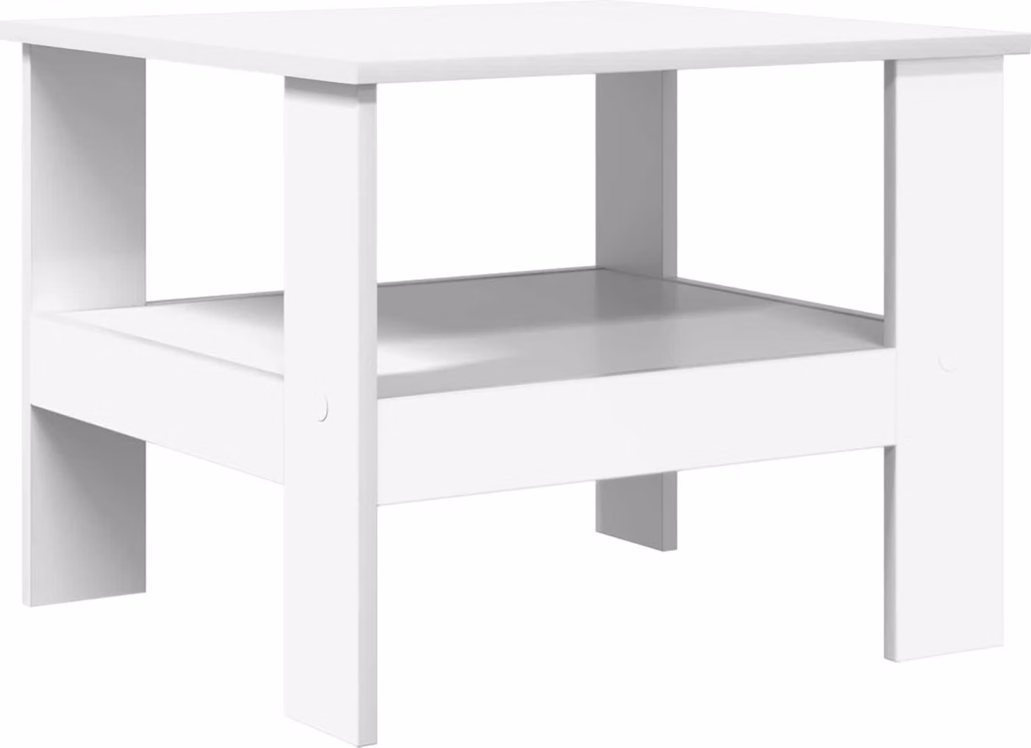 Tavolino da salotto Bianco 57 x 55 x 45 cm Legno multistrato