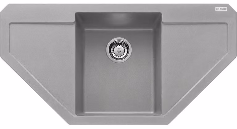 Franke Maris lavello da incasso Fragranit lavello MRG 612-97 E Stone Grey Pulsante in acciaio inox da 45 cm 114.0477.552