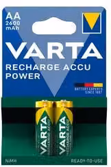 Batteria ricaricabile Varta AA 2600mAh multicolore