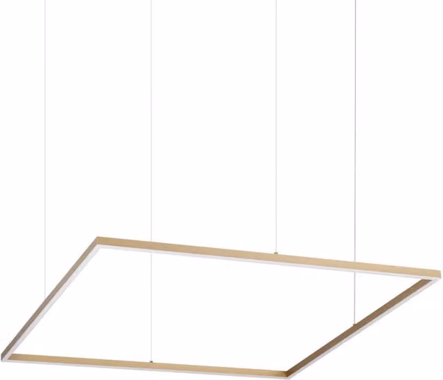 Lampada Ideal Lux Oracle 53W LED Naturale 4000K Ottone Altezza Regolabile