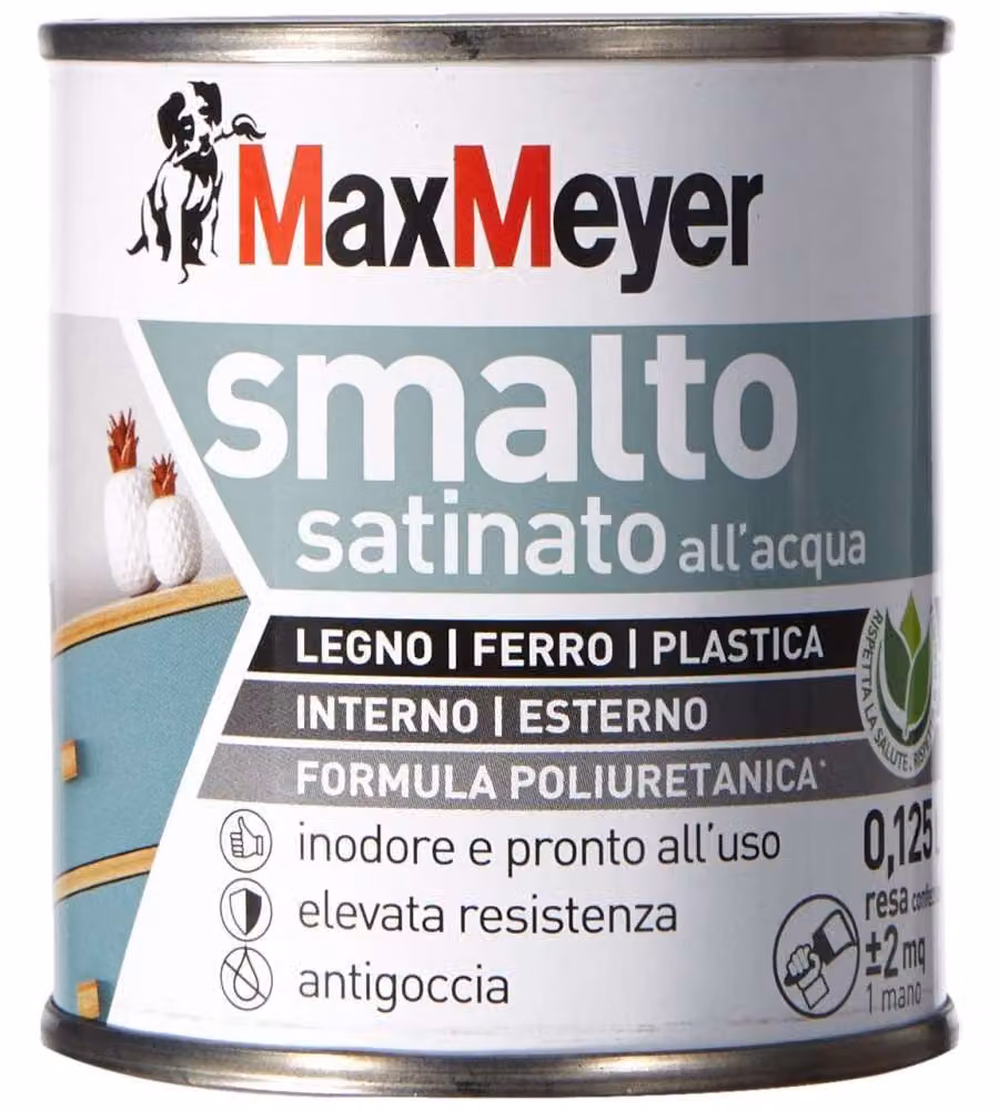 MaxMeyer Smalto Satinato - Bianco - 0,125 l