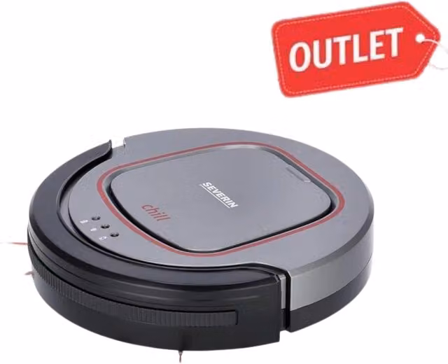 Robot Aspirapolvere Senza Sacco Severin Chill RB7025 Nero/Grigio con Capacità 0,35 l – 1
