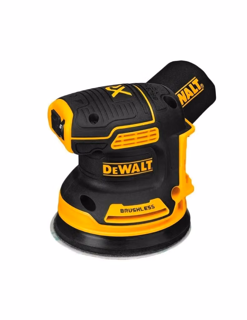 Levigatrice Roto-orbitale DeWalt DCW210P2 Gialla con 2 batterie da 5,0 Ah e caricabatterie DCB115 e sistema TSTAK II – 2