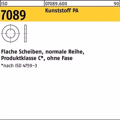 Dischi Reyher ISO7089 PA 24 (25x44x4) 070896000240000 (100 pezzi)