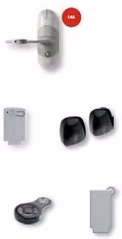 Kit per cancelli a battente Révo Night Light System di Key Automation, colore grigio, KREV2024KK