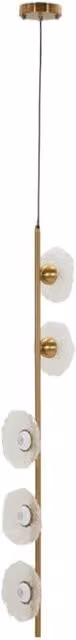Lampadelle Ario Emily Verticale Vetro Trasparente cm 15x16x110